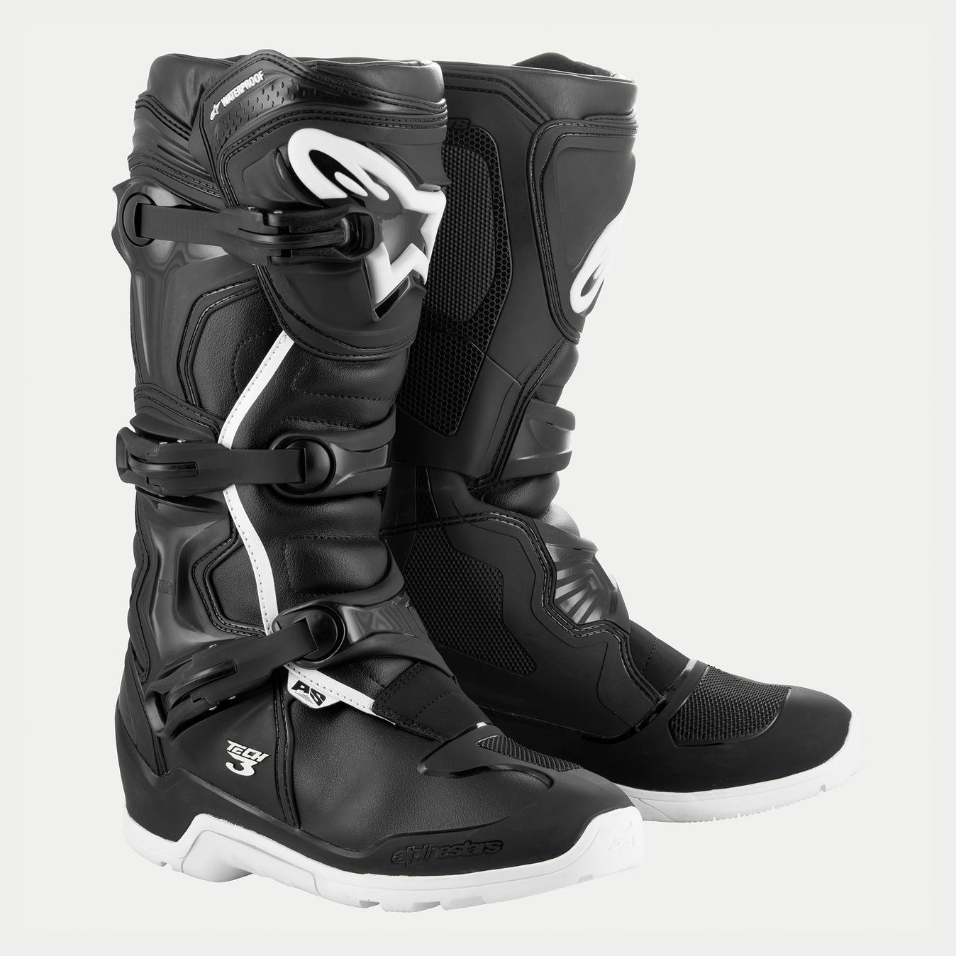 Alpinestars 2026 Tech 3 Waterproof Enduro Boots Black White